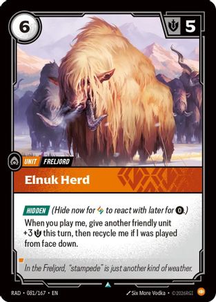 Elnuk Herd (081/167) - RAD - Uncommon