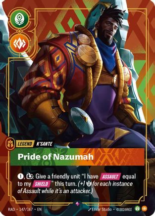 K'Sante, Pride of Nazumah (147/167) - RAD - Rare - Foil