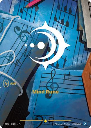 Mind Rune (R03a) (R03a) - RAD - Showcase - Foil