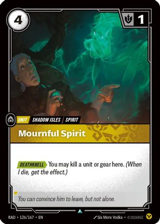 Mournful Spirit (126/167) - RAD - Uncommon - Foil