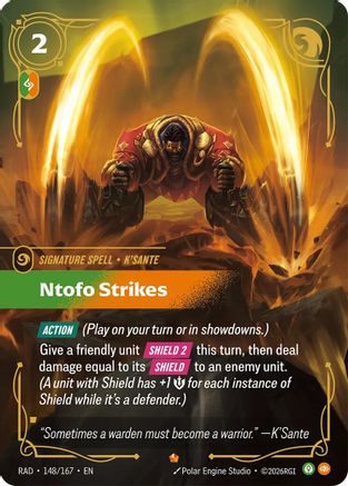Ntofo Strikes (148/167) - RAD - Epic - Foil