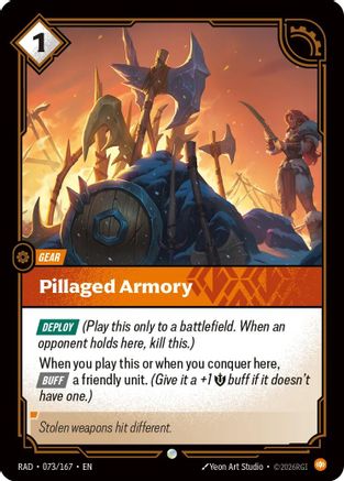 Pillaged Armory (073/167) - RAD - Common