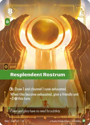 Resplendent Rostrum (046/167) - RAD - Epic - Foil