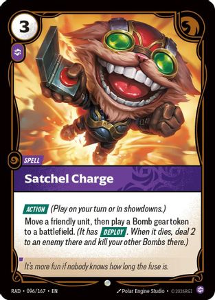 Satchel Charge (096/167) - RAD - Common
