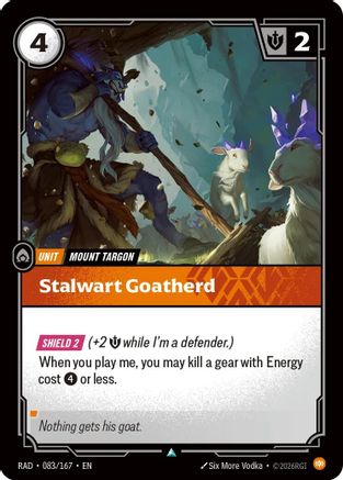 Stalwart Goatherd (083/167) - RAD - Uncommon