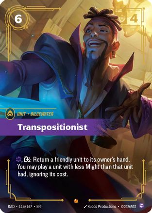 Transpositionist (115/167) - RAD - Epic - Foil