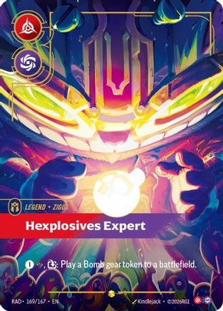 Ziggs, Hexplosives Expert (Overnumbered) (169/167) - RAD - Showcase - Foil