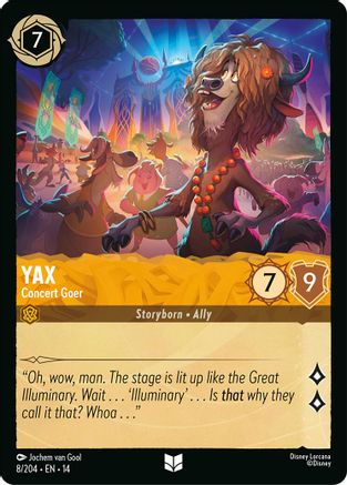 Yax - Concert Goer (8/204) - HCA - Uncommon