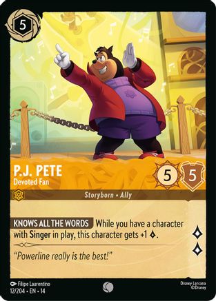 P.J. Pete - Devoted Fan (12/204) - HCA - Common