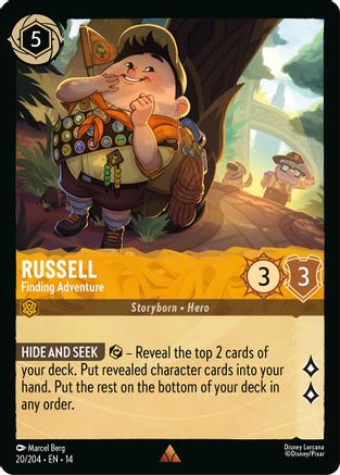 Russell - Finding Adventure (20/204) - HCA - Rare