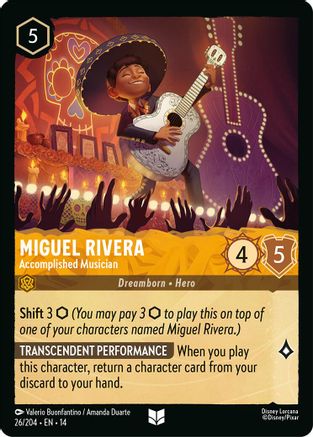Miguel Rivera - Accomplished Musician (26/204) - HCA - Uncommon