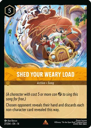 Shed Your Weary Load (27/204) - HCA - Rare - Cold Foil