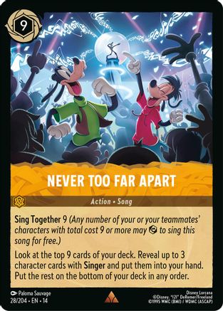 Never Too Far Apart (28/204) - HCA - Rare