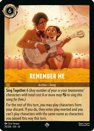 Remember Me (29/204) - HCA - Super Rare - Cold Foil
