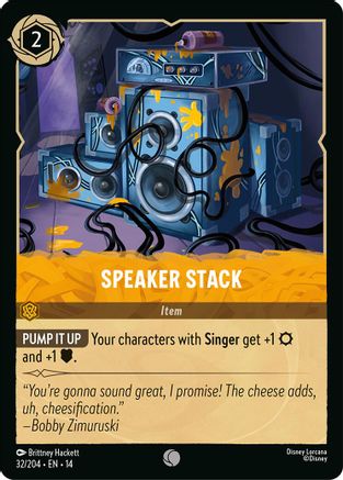 Speaker Stack (32/204) - HCA - Common - Cold Foil