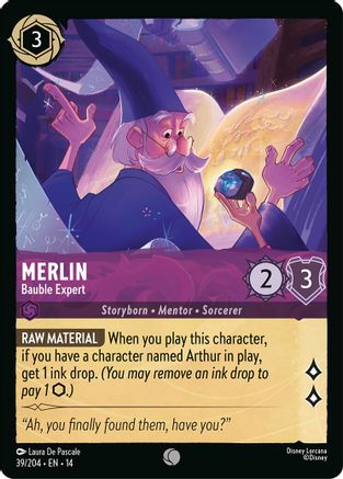 Merlin - Bauble Expert (39/204) - HCA - Common - Cold Foil