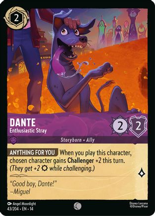 Dante - Enthusiastic Stray (43/204) - HCA - Common - Cold Foil