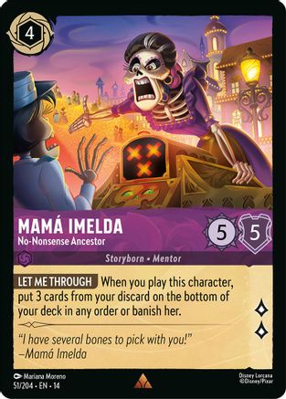 Mama Imelda - No-Nonsense Ancestor (51/204) - HCA - Rare - Cold Foil