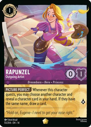 Rapunzel - Outgoing Artist (55/204) - HCA - Legendary