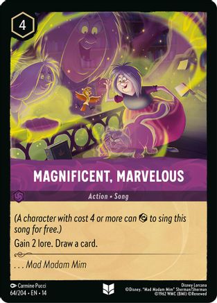 Magnificent, Marvelous (64/204) - HCA - Uncommon