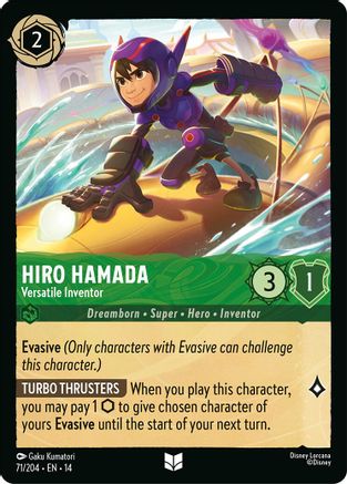 Hiro Hamada - Versatile Inventor (71/204) - HCA - Uncommon - Cold Foil