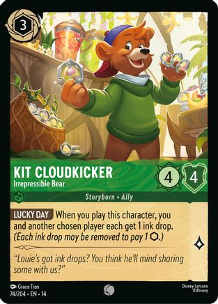 Kit Cloudkicker - Irrepressible Bear (74/204) - HCA - Common - Cold Foil