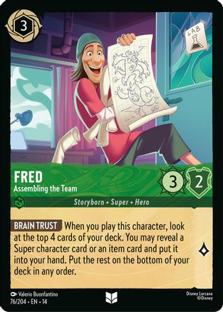 Fred - Assembling the Team (76/204) - HCA - Uncommon