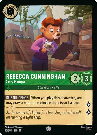 Rebecca Cunningham - Savvy Manager (80/204) - HCA - Common