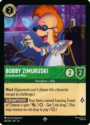 Bobby Zimuruski - Soundboard Whiz (84/204) - HCA - Super Rare