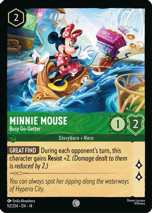 Minnie Mouse - Busy Go-Getter (92/204) - HCA - Common