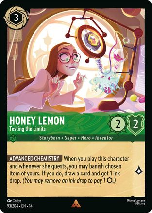 Honey Lemon - Testing the Limits (93/204) - HCA - Rare - Cold Foil