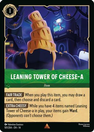 Leaning Tower of Cheese-a (101/204) - HCA - Rare