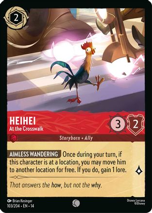Heihei - At the Crosswalk (103/204) - HCA - Common - Cold Foil