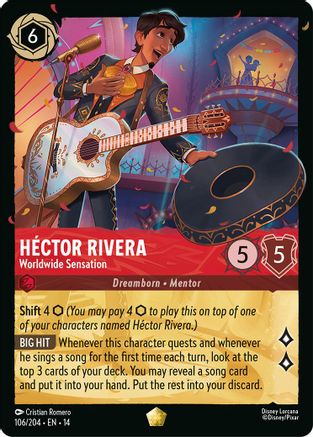 Hector Rivera - Worldwide Sensation (106/204) - HCA - Legendary