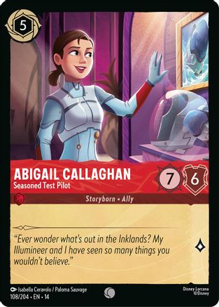 Abigail Callaghan - Seasoned Test Pilot (108/204) - HCA - Common