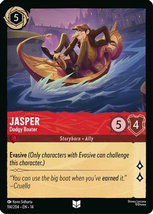 Jasper - Dodgy Boater (114/204) - HCA - Uncommon
