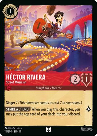 Hector Rivera - Street Musician (117/204) - HCA - Uncommon