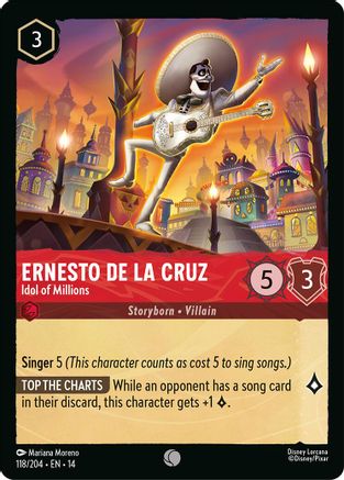 Ernesto de la Cruz - Idol of Millions (118/204) - HCA - Common
