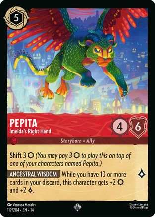 Pepita - Imelda's Right Hand (119/204) - HCA - Super Rare - Cold Foil