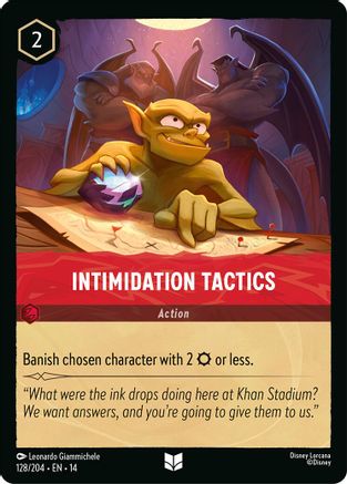 Intimidation Tactics (128/204) - HCA - Uncommon