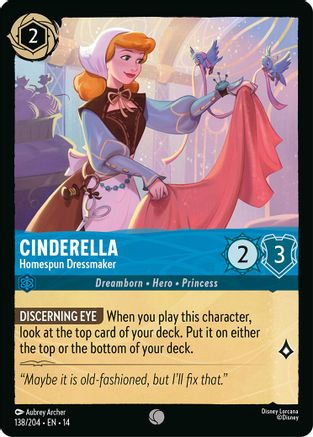 Cinderella - Homespun Dressmaker (138/204) - HCA - Common - Cold Foil