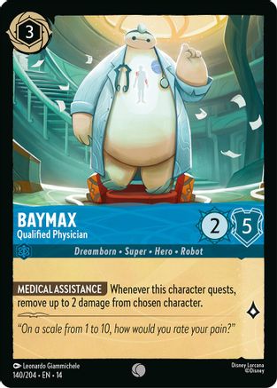 Baymax - Qualified Physician (140/204) - HCA - Common - Cold Foil
