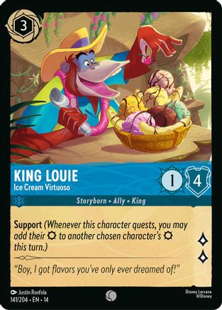 King Louie - Ice Cream Virtuoso (141/204) - HCA - Common - Cold Foil