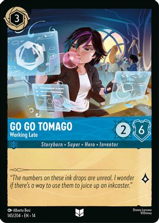 Go Go Tomago - Working Late (145/204) - HCA - Uncommon