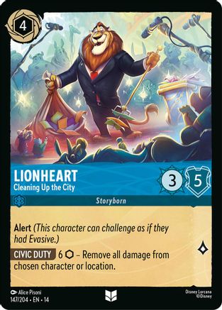 Lionheart - Cleaning Up the City (147/204) - HCA - Uncommon