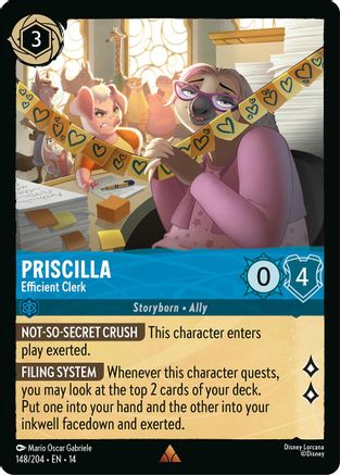 Priscilla - Efficient Clerk (148/204) - HCA - Rare