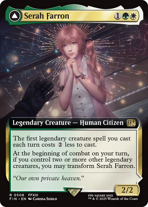 Serah Farron (Extended Art) (FIN-506) - rare - Foil