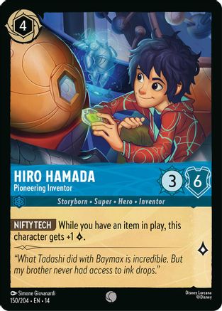 Hiro Hamada - Pioneering Inventor (150/204) - HCA - Common