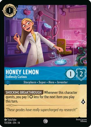 Honey Lemon - Endlessly Curious (151/204) - HCA - Common