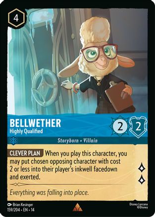 Bellwether - Highly Qualified (159/204) - HCA - Rare